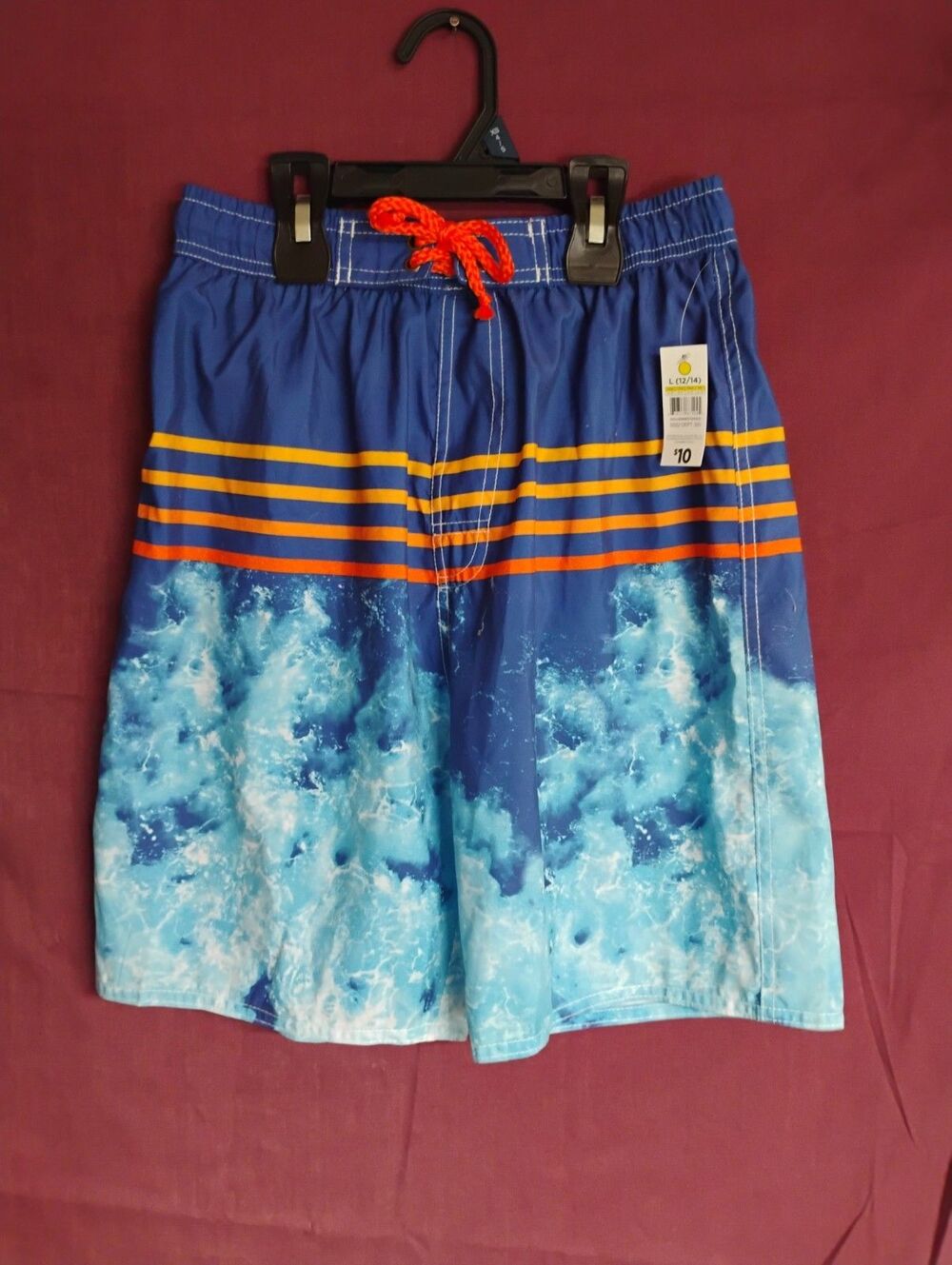 Quad Seven Boys 12/14 Swim Trunks Shorts Beach Summer